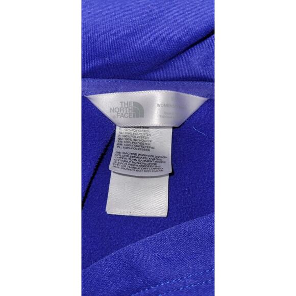 The North Face Womens Small Blue Orange Eat My Dust Pocket Hooded Sweatshirt - Picture 13 of 13